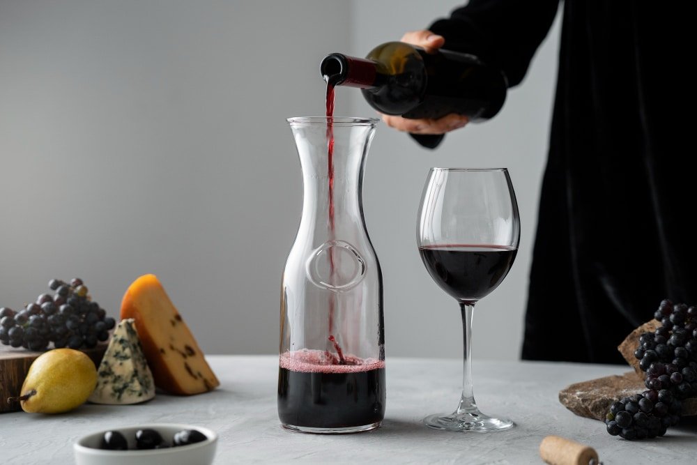 comment nettoyer une carafe à vin