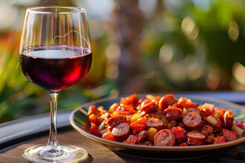 Vin avec rougail saucisse : accords parfaits pour ce plat réunionnais