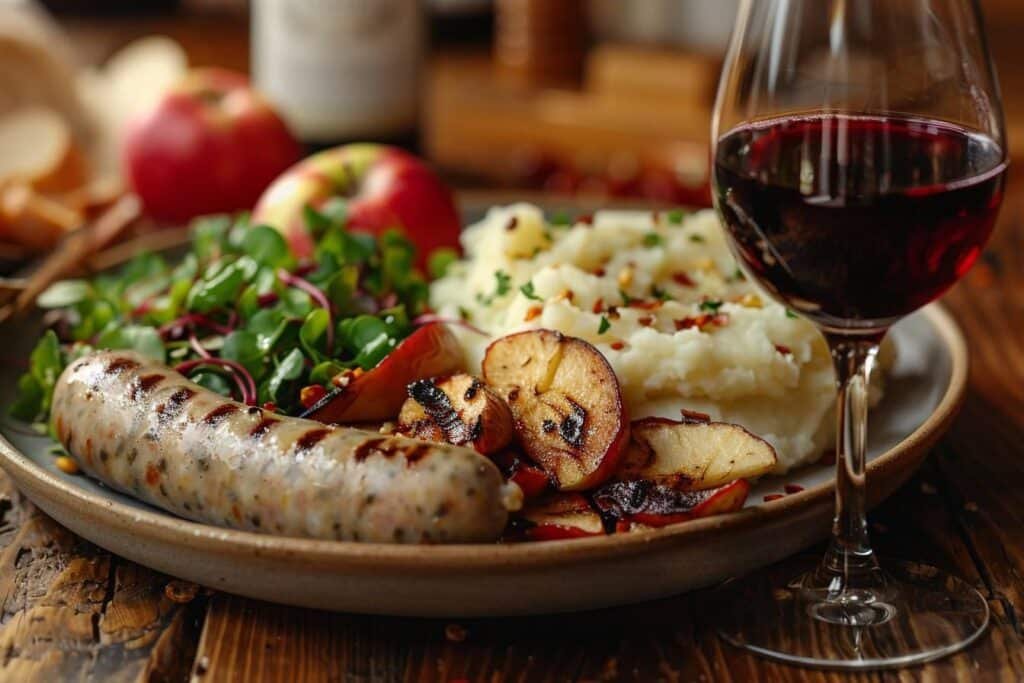 Quel vin avec boudin blanc : accord mets et vins parfait