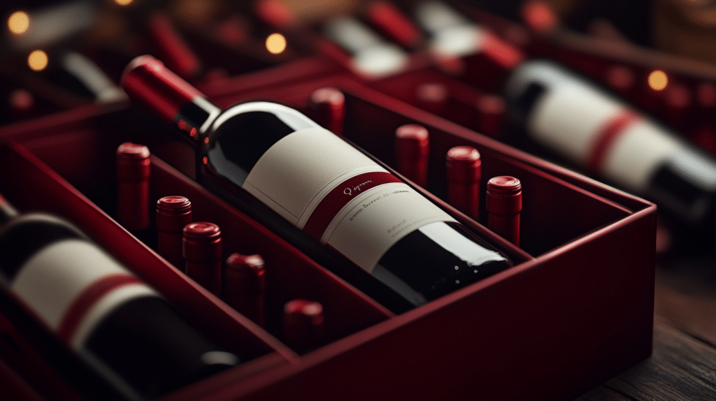 Bouteille de vin Margaux