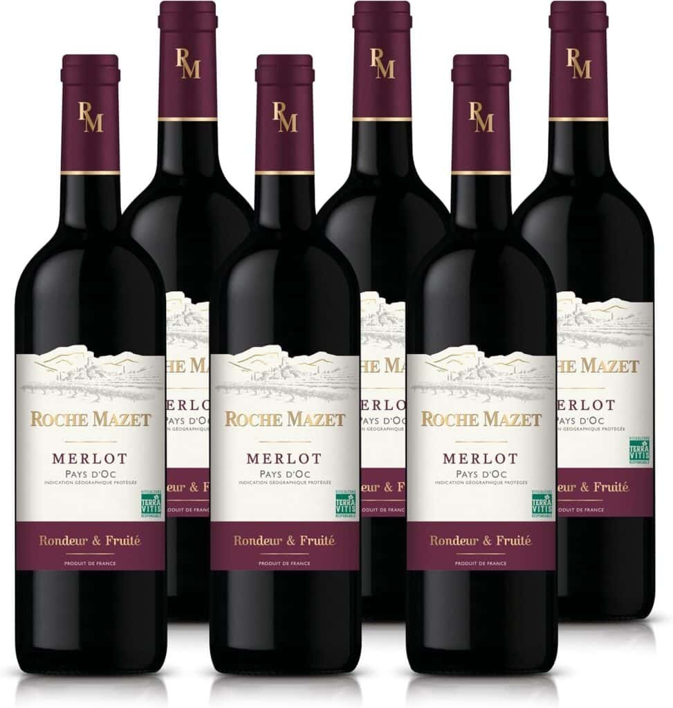 Roche mazet merlot rouge 6 x 75 cl avis : notre dégustation