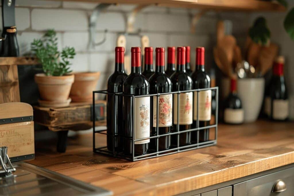 Comment organiser une cave à vin dans une petite cuisine : astuces gain de place